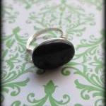 Silver Handcrafted Black Onyx Ring.made Any Size..