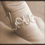 Love Ring.wire Ring.word Ring.bff Ring.bridesmaid..